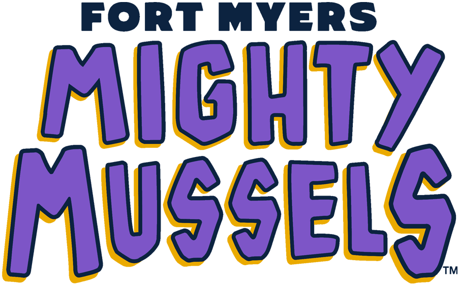 Fort Myers Mighty Mussels 2020-Pres Wordmark Logo vinyl decal